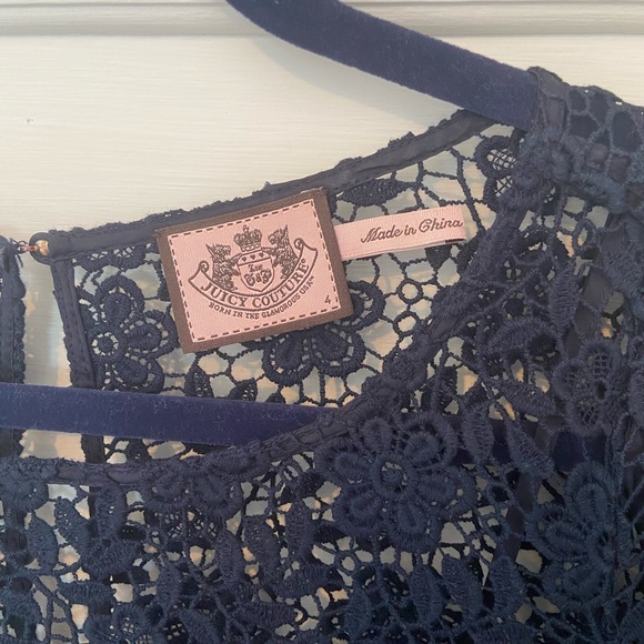 Juicy Couture Navy Lace Dress - Picture 4 of 8